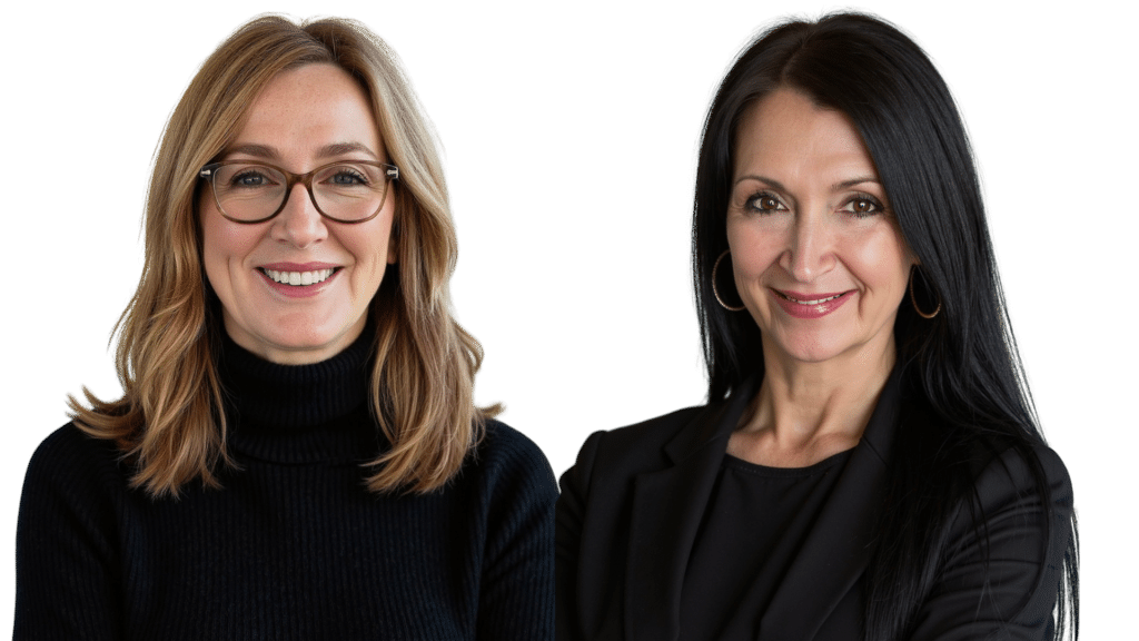 Image of the two women who founded the company in Kingston, Ontario.